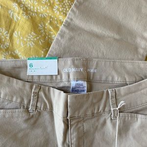 NWT Pixie Chino Khaki Pants